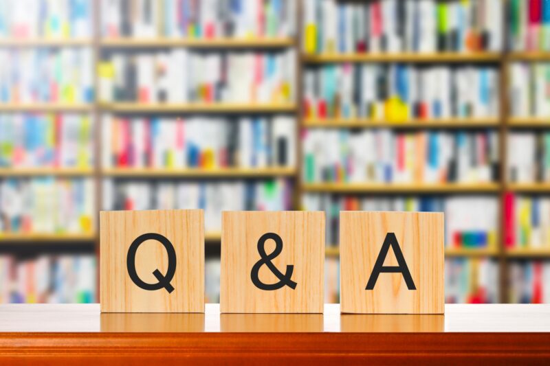 Q&Aと書いた画像